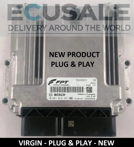 Centralina motore nuova ECU 55249251 / 0281018291 Bosch per Fiat Ducato, Peugeot Boxer, Citroën Jumper 3.0