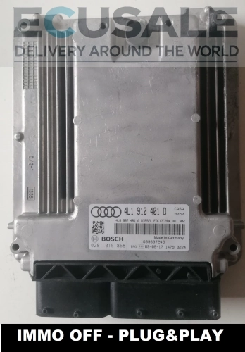 Sterownik silnika Audi Q7 3.0 TDI Bosch 0281015868 4L1910401D IMMO OFF