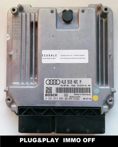 0281013689 4L0910401M sterownik silnika Bosch EDC16CP34 Audi Q7 3.0 TDI