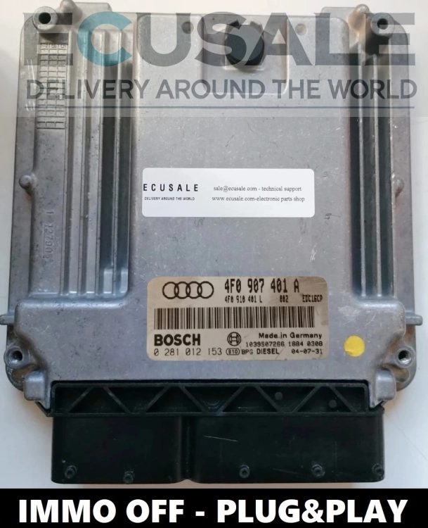 4F0907401A 0281012153 sterownik silnika A6 C6 3.0