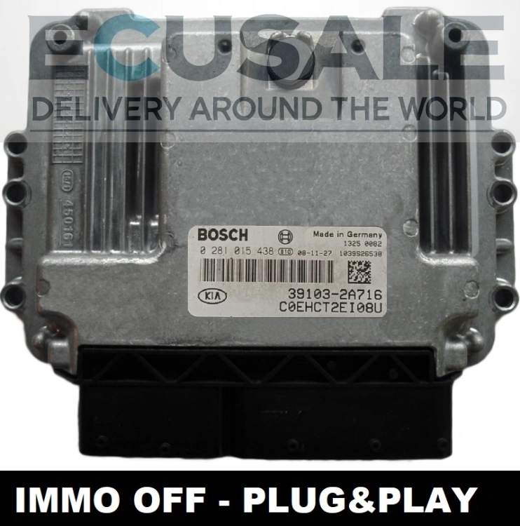 centralina do motor KIA CEED 0281015438 39103-2A716