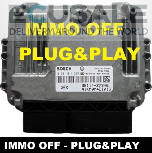 Centralita de motor KIA SPORTAGE 2.0 0281014223 39114-27346 - IMMO OFF