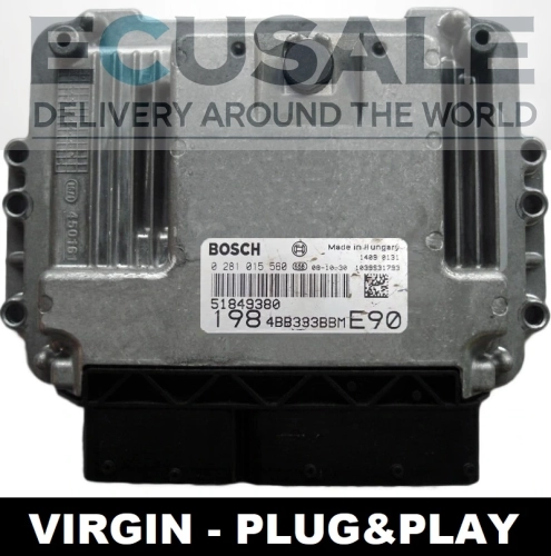 centralina motore Bosch EDC16C39 0281015560 51849380 Fiat Bravo 1.6 Multijet Diesel - Virgin