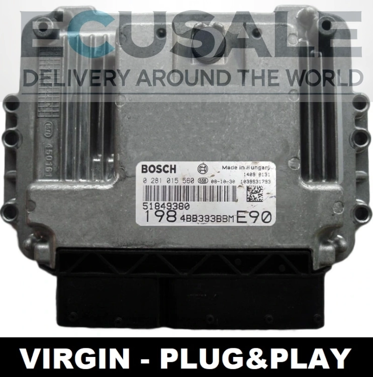 steuergerät Bosch EDC16C39 0281015560 51849380 Fiat Bravo 1.6 Multijet Diesel - Virgin