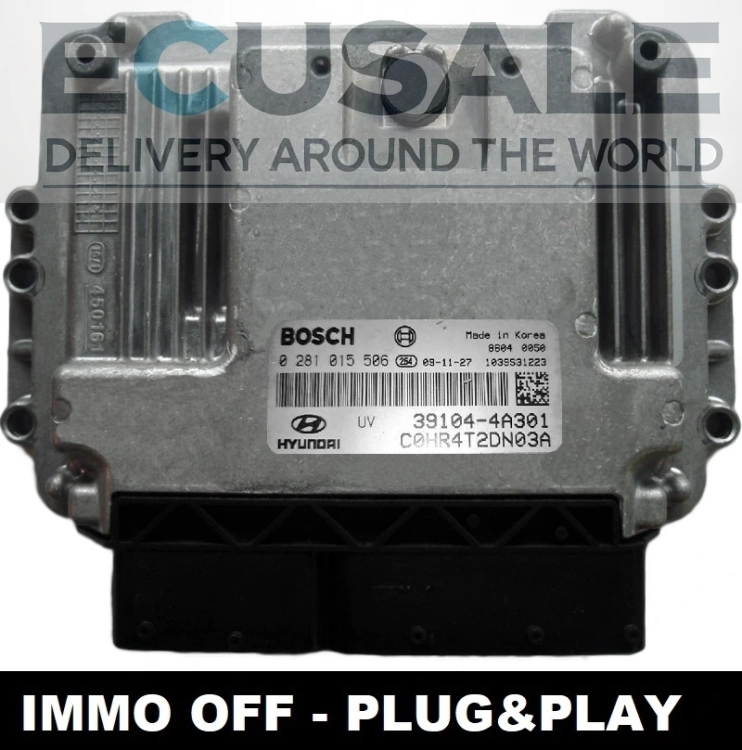 centralina do motor Bosch EDC16C39 0281015506 39104-4A301 KIA Sportage 2.0 CRDi IMMO OFF