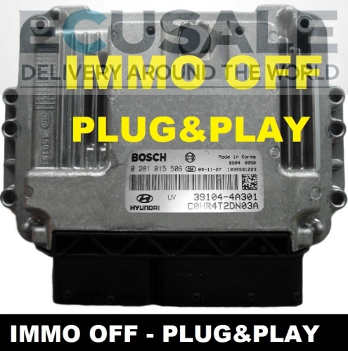 Komputer silnika ECU 0281015506 / 39104-4A301 KIA Sportage Hyundai Tucson 2.0 CRDi – oryginalny sterownik Bosch, gotowy do montażu Plug &amp; Play