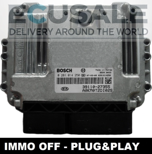 centralina motore Bosch EDC16C39 0281014250 39110-27355 KIA Sportage 2.0 CRDi IMMO OFF