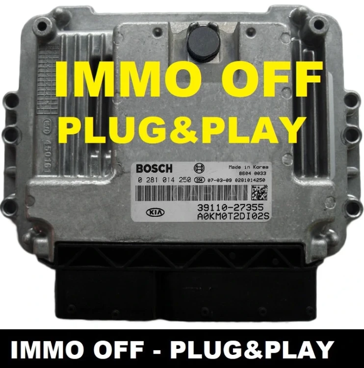 Komputer silnika ECU 0281014250 / 39110-27355 KIA Sportage Hyundai Tucson 2.0 CRDi – Plug and Play