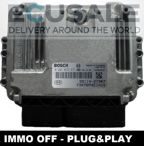 IMMO OFF Centralita de motor KIA SPORTAGE 2.0 CRDi 0281015371 39114-27347