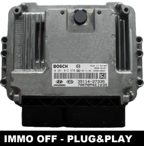 Engine Control Unit ECU 0281012970 / 39114-27335 KIA Sportage Hyundai Tucson 2.0 CRDi – Plug and Play