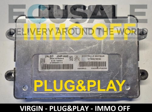 centralina motore citroen SW9665799180 J34P 21583563-2A  IMMO OFF VIRGIN
