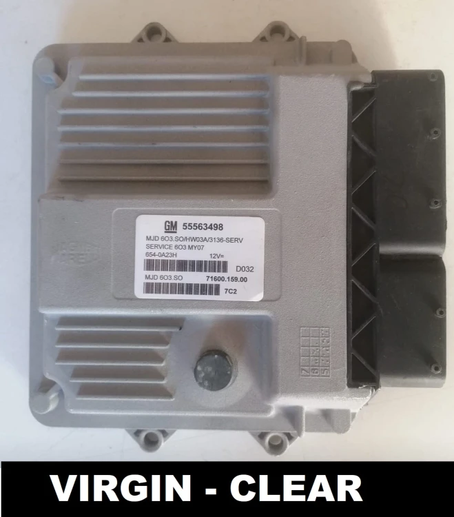 55563498 engine control unit Magneti Marelli MJD 603.S03 Opel Corsa D 1.3 CDTI Virgin