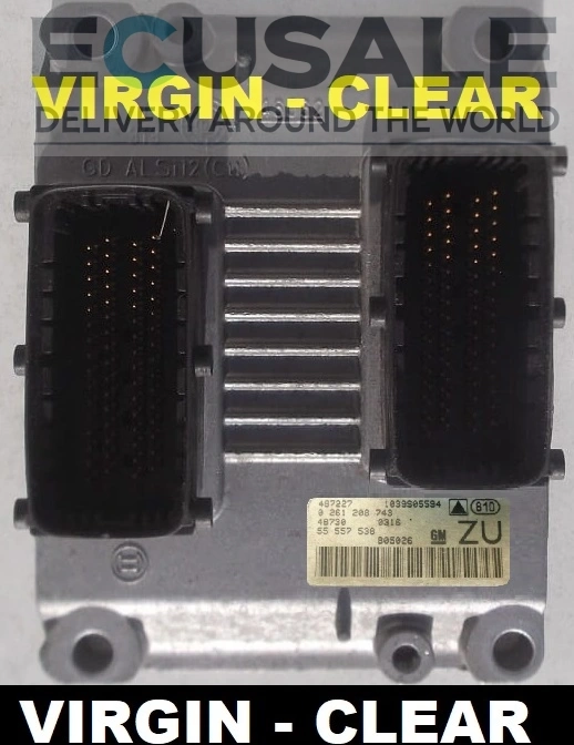 CENTRALINA DO MOTORE 0261208743 55557538 VIRGIN Opel Vectra C 3.2 V6 Z32SE