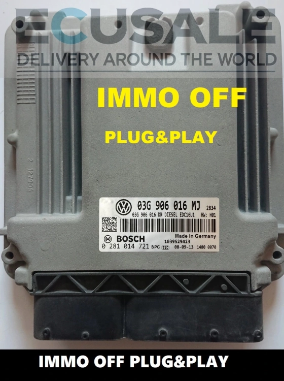 centralina motore Bosch EDC16U1 0281014721 IMMO OFF – Octavia 1.9 TDI