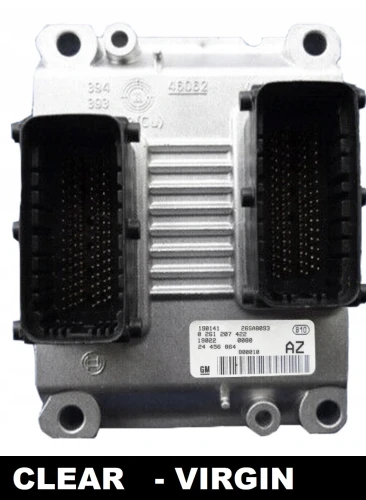 24456864 AZ 0261207422 engine control unit Bosch Opel Agila 1.0 petrol Virgin