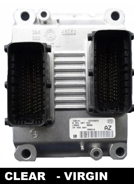 24456864 AZ 0261207422 engine control unit Bosch Opel Agila 1.0 petrol Virgin
