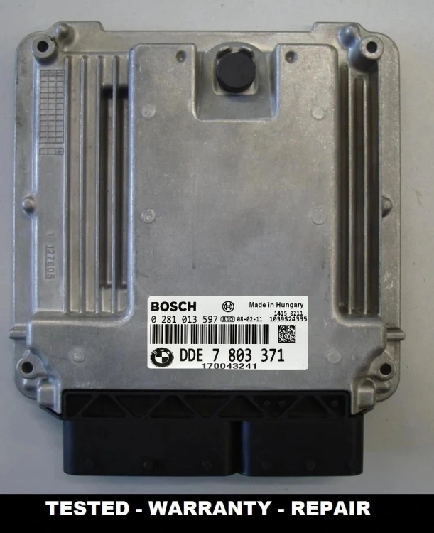 7803371 0281013597 engine control unit BMW 3.0 Diesel DDE7803371 E60 / E61 / X5 E70 / X6 E71