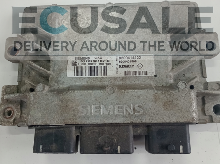 S120200102B 8200414422 centralina motore VIRGIN RENAULT MODUS 1.2 16V