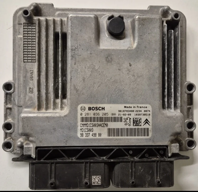 0281036205 9833749880 sterownik silnika Bosch MD1CS003 Peugeot Citroën Opel