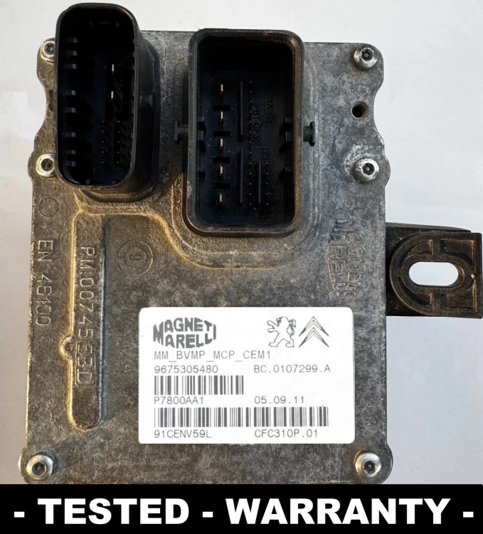 9675305480 BC0107299A sterownik skrzyni biegów Citroën Peugeot