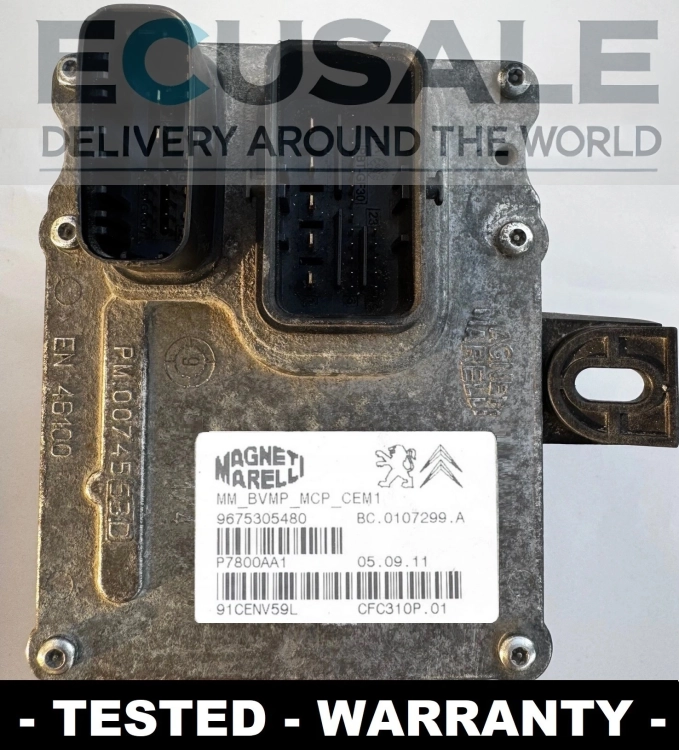 Centralita de caja de cambios automática 9675305480 CFC310P.01 Citroën Peugeot