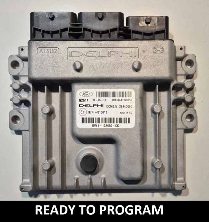 DV41-12A650-CK 28440063 Ford 2.0 TDCi engine control unit Delphi DCM3.5