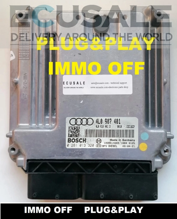 Centralina motore Audi Q7 4L 3.0 TDI 4L0907401 senza immobilizer