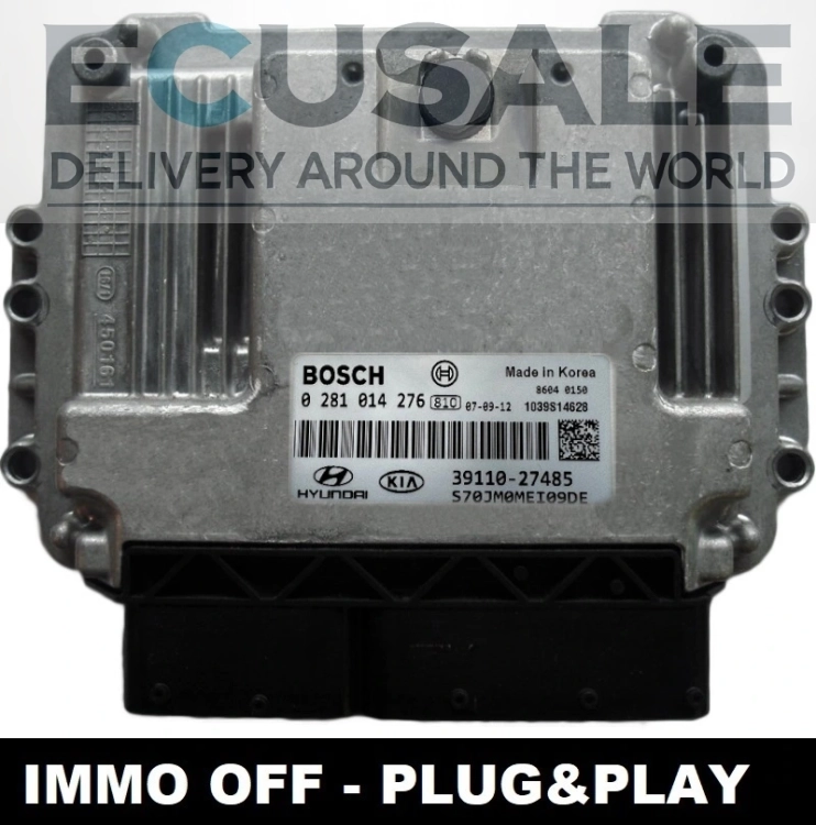 Centralina do motore 39110-27485 na versão IMMO OFF, preparada para funcionar sem imobilizador.