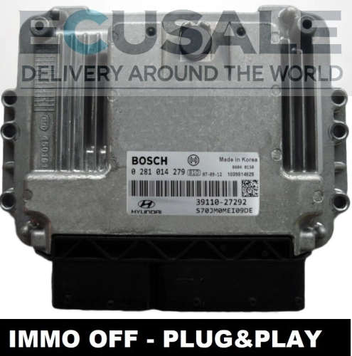 Sterownik silnika 39110-27292 w wersji IMMO OFF przygotowany do pracy bez immobilizera.