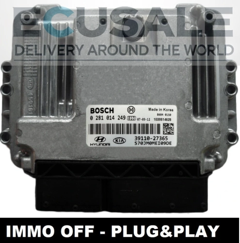 Sterownik silnika 39110-27365 w wersji IMMO OFF przygotowany do pracy bez immobilizera.