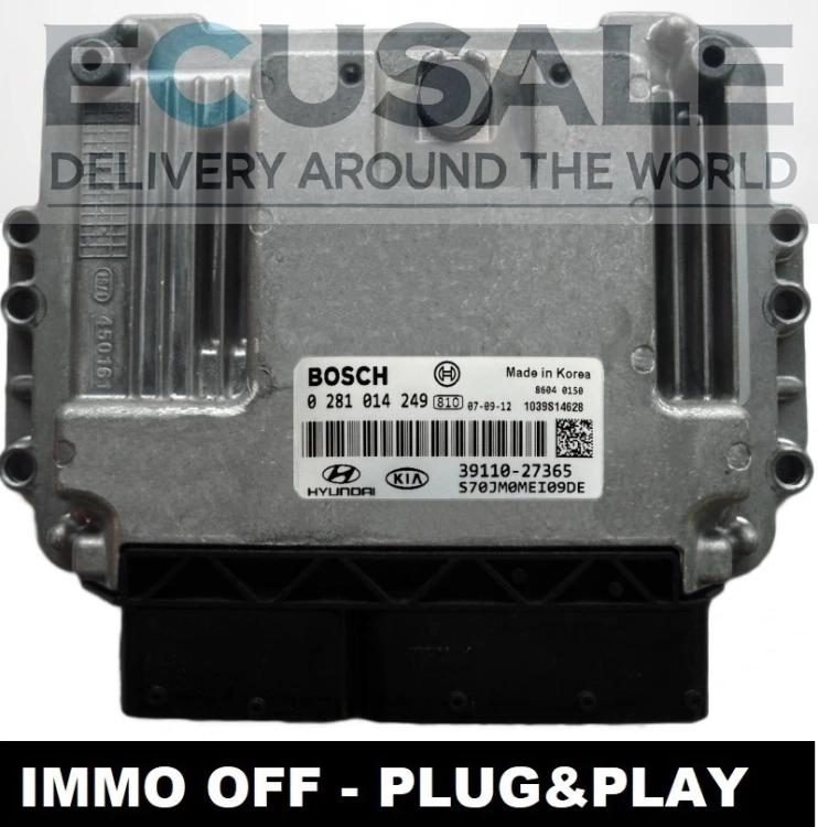 Centralina do motore 39110-27365 na versão IMMO OFF, preparada para funcionar sem imobilizador.