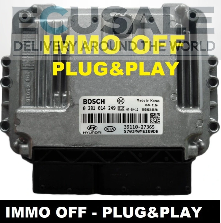 Centralina do motore Bosch 0281014249 (3911027365) após modificação IMMO OFF, pronta para montagem.