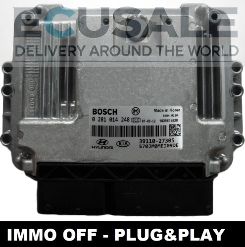 Sterownik silnika 39110-27305 w wersji IMMO OFF przygotowany do pracy bez immobilizera