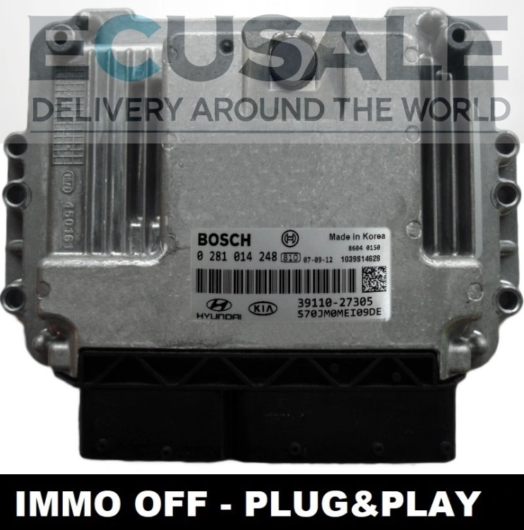 Sterownik silnika 39110-27305 w wersji IMMO OFF przygotowany do pracy bez immobilizera