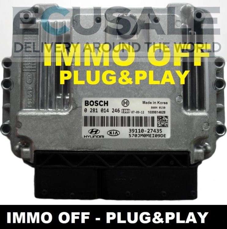 Centralina do motore Bosch 0281014246 (3911027435) após modificação IMMO OFF, pronta para montagem.