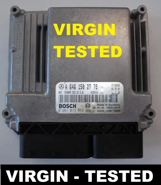 A6461502778 0281013453 engine ECU Mercedes-Benz 2.2 CDI OM646 Virgin Vito / Viano W639 – additional view