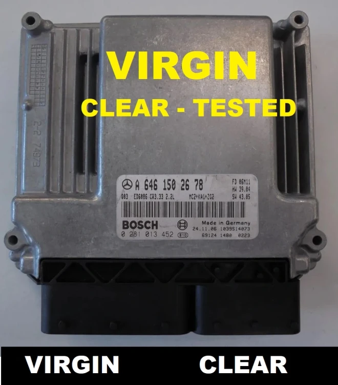 A6461502678 0281013452 engine ECU Mercedes-Benz 2.2 CDI OM646 Virgin Vito / Viano W639 – additional view