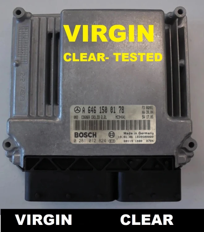 A6461500178 0281012824 engine ECU Mercedes-Benz 2.2 CDI OM646 Virgin Vito / Viano W639 – additional view