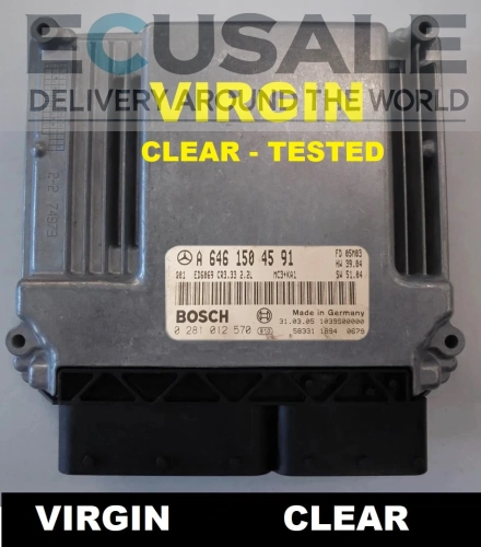 ECU Mercedes Vito Viano 2.2 CDI OM646 numer A6461504591 0281012570