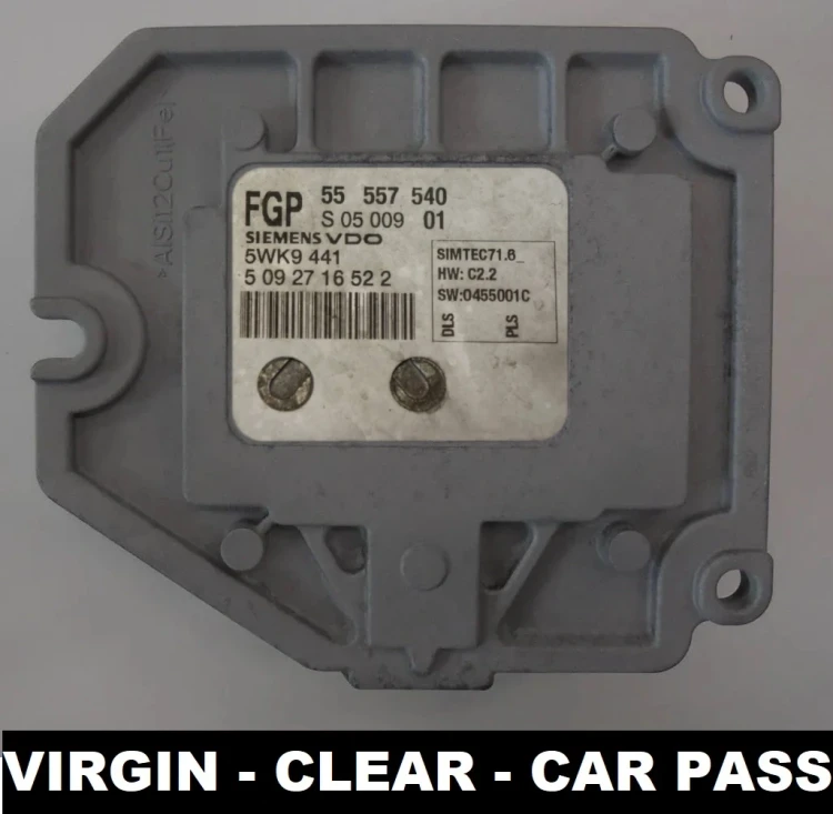 55557540 5WK9441 engine control unit Siemens Opel Vectra C / Signum 1.8 16V Virgin
