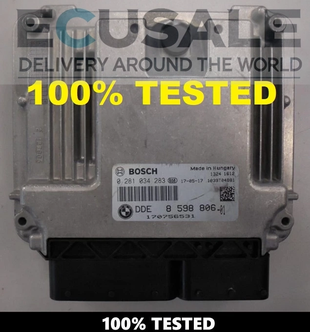 ECU ENGINE BMW 2.0D 0281034283 8598806 DDE8598806