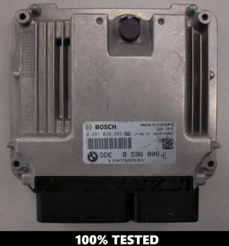 8598806 0281034283 engine control unit BMW 2.0 Diesel DDE8598806