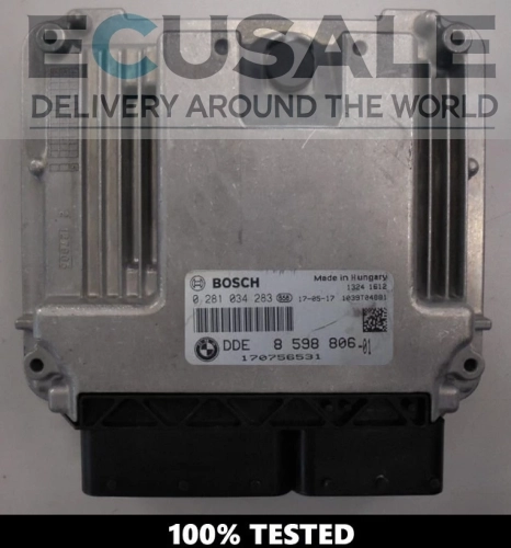 Centralita de motor BMW 2.0 diesel numer 0281034283 8598806 DDE8598806