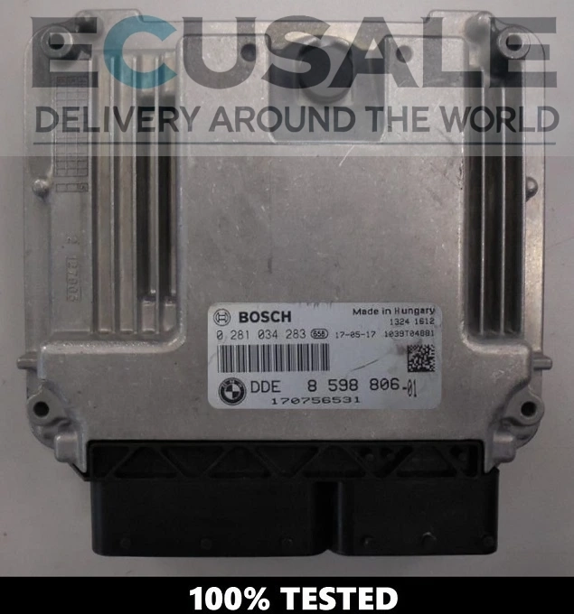 Centralita de motor BMW 2.0 diesel numer 0281034283 8598806 DDE8598806