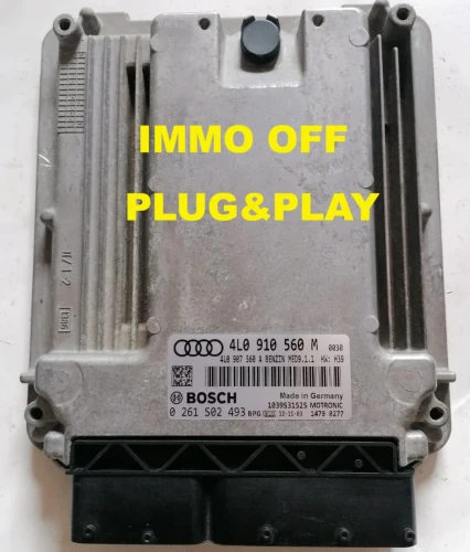 4L0910560M 0261S02493 engine ECU Bosch Audi Q7 4.2
