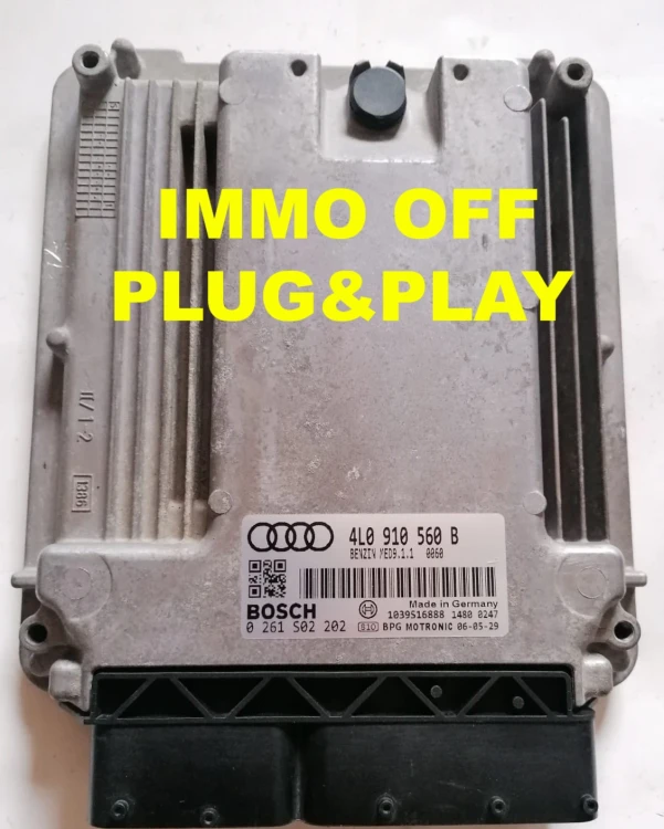 4L0910560B 0261S02202 centralina do motor Bosch MED9.1.1 Audi Q7 4.2 V8