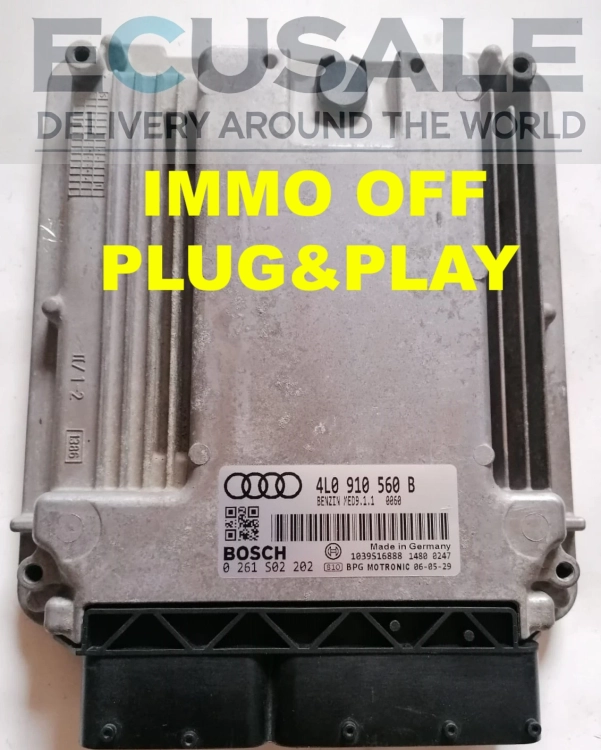 centralina do motor AUDI Q7 4.2 4L0910560B 0261S02202