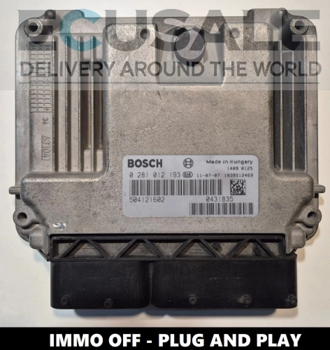Centralina motore 0281012193 504121602 IMMO OFF per IVECO Daily 3.0 HPI / 2.3 HPI – pronta per il montaggio Plug &amp; Play
