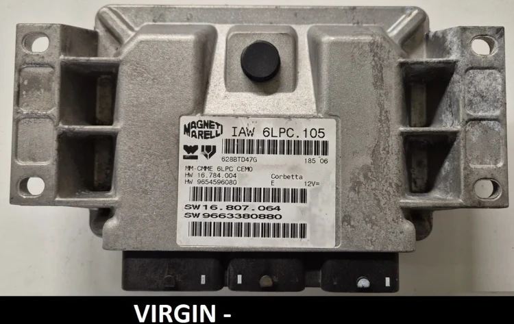 9663380880 9654596080 engine control unit Magneti Marelli IAW 6LPC.105 Peugeot Citroën Virgin