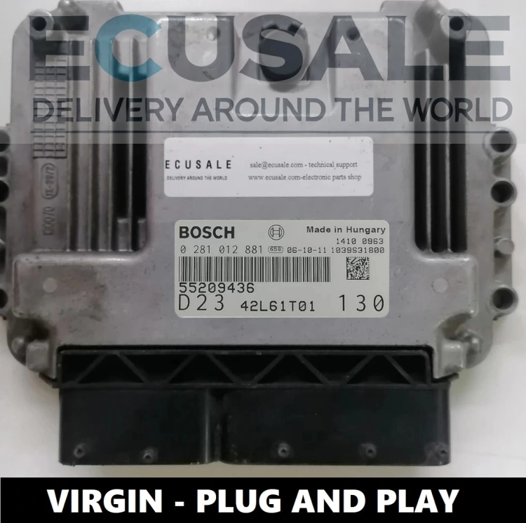 Motorsteuergerät  55209436 0281012881 Fiat Ducato 2.3 Multijet IMMO OFF